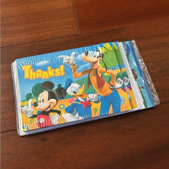 Disney Mickey Mouse Clubhouse Thank You Cards - Blue - Picture 1 of 2